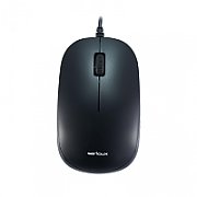 Mouse Serioux cu fir, optic, Noblesse 9800M, 1000dpi, negru-gri, ambidextru, blister, cablu 1.6m, USB_2