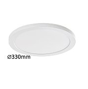 Plafoniera LED pentru exterior cu senzor de miscare Ledvance SURFACE SLIM ROUND 350, 35W, 3680 lm, lumina neutra (4000K), IP65/IK10,  Ø350x55mm, Alb_1