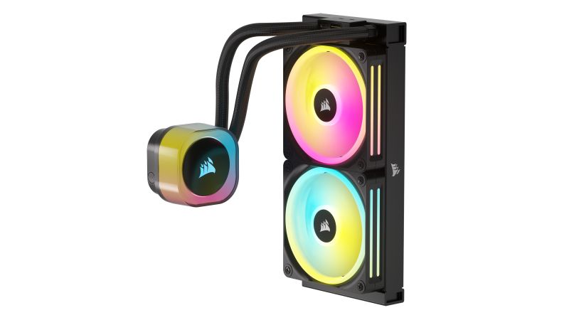 Cooler CPU Corsair H110i, ventilator 2x140 mm, baza cupru, Socket support Intel 1700, Intel 1200, Intel 1150, Intel 1151, Intel 1155, Intel 1156, AMD AM5, AMD AM4, negru_5