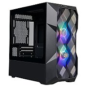 CARCASE Cooler Master TD300 Mesh, M-ATX,U3*2,ARGB Hub*1,Front PWM ARGB fan*2,Grey TG, 