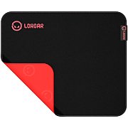 Lorgar Main 323, Gaming mouse pad, Precise control surface, Red anti-slip rubber base, size: 360mm x 300mm x 3mm, weight 0.21kg