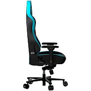 LORGAR Base 311, Gaming chair, PU eco-leather, 1.8 mm metal frame, multiblock mechanism, 4D armrests, 5 Star aluminium base, Class-4 gas lift, 75mm PU casters, Black + blue_1