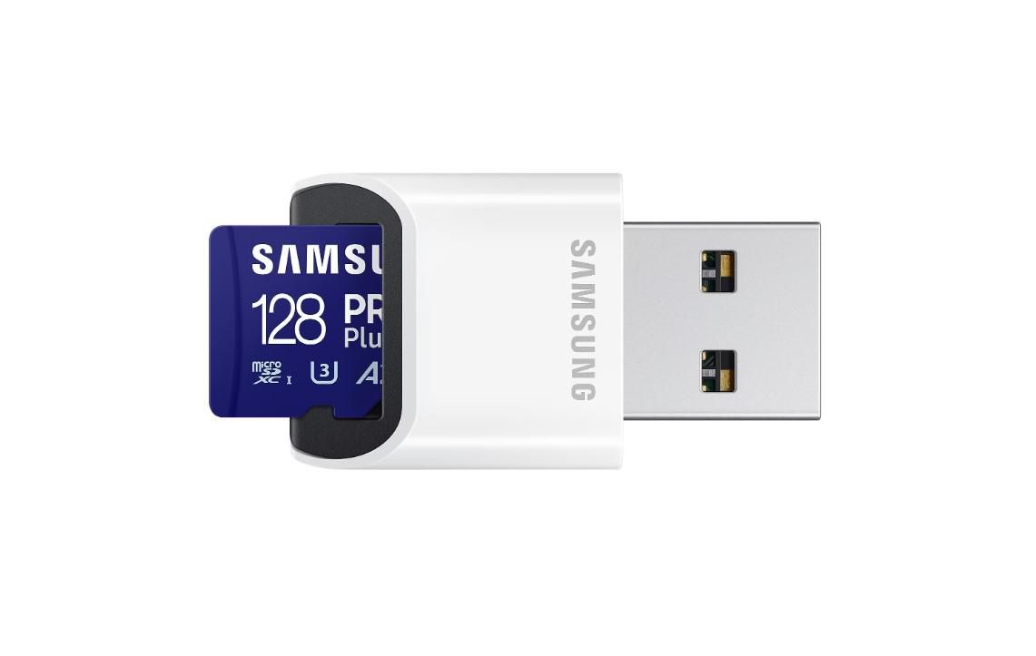 MicroSDHC PRO PLUS 128GB, Class10/Grade 3 cu cititor de carduri_3
