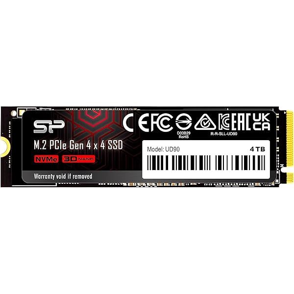 SILICON POWER SSD UD90 4TB M.2 PCIe NVMe Gen4x4 NVMe 1.4 5000/4800 MB/s_1