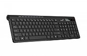 Tastatura Genius wireless Slimstar 7230, USB,  multimedia, 104 taste + 12 taste multimedia, design ergonomic, negru,_1