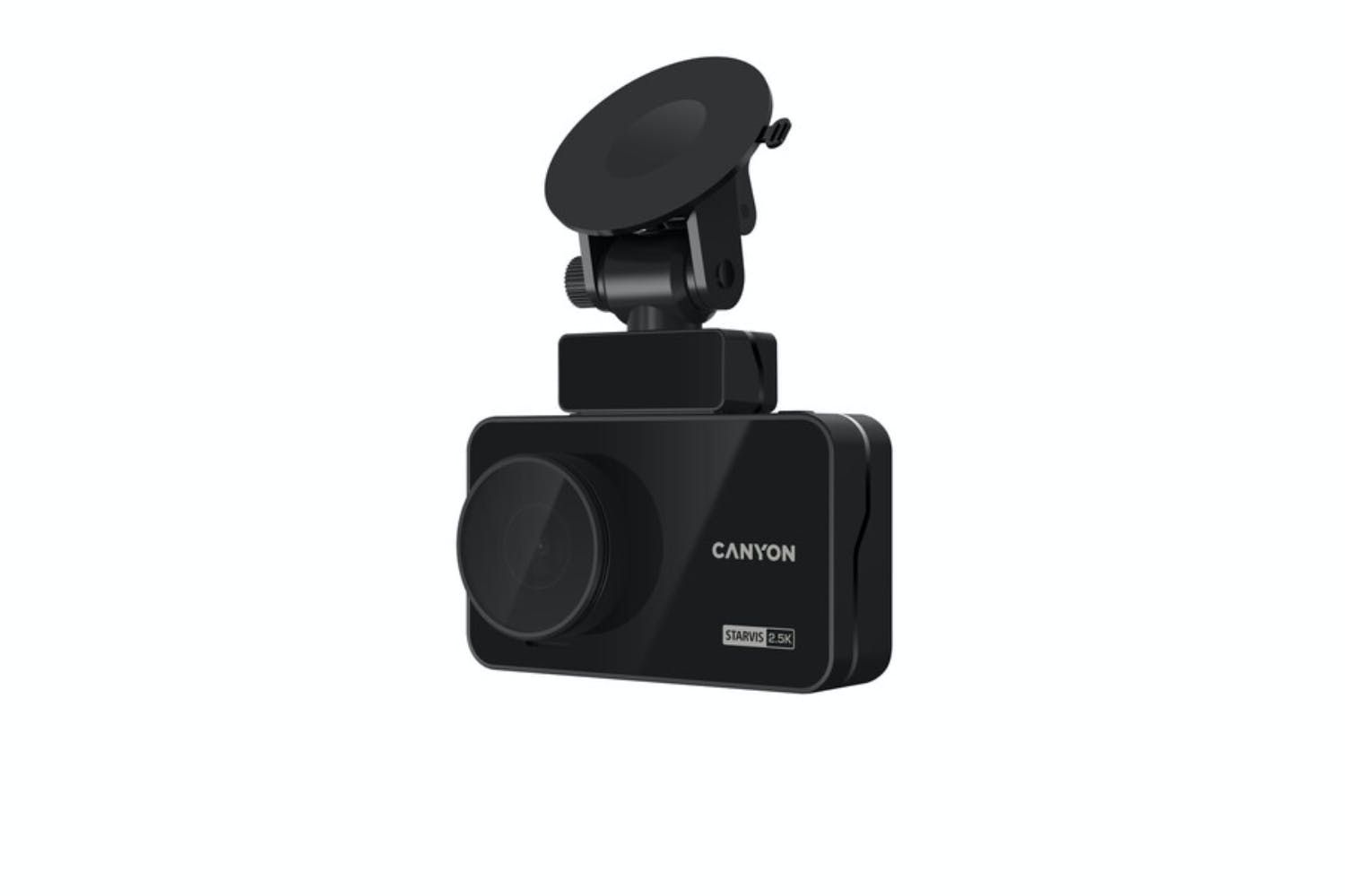 Canyon RoadRunner CDVR-25GPS, 3.0'' IPS (640x360), touch screen, WQHD 2.5K 2560x1440@60fps, NTK96670, 5 MP CMOS Sony Starvis IMX335 image sensor, 5 MP camera, 140° Viewing Angle, Wi-Fi, GPS, Video camera database, USB Type-C, Supercapacitor_2
