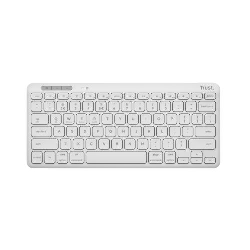 TRUST LYRA Compact Wireless and rechargeable Keyboard White US_1