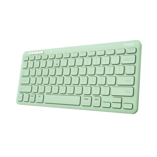 TRUST LYRA Compact Wireless and rechargeable Keyboard Green US_1
