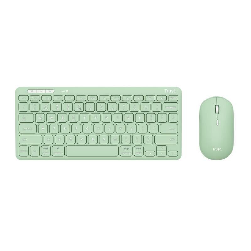 TRUST LYRA Wireless and rechargeable Keyboard & Mouse GREEN US_2
