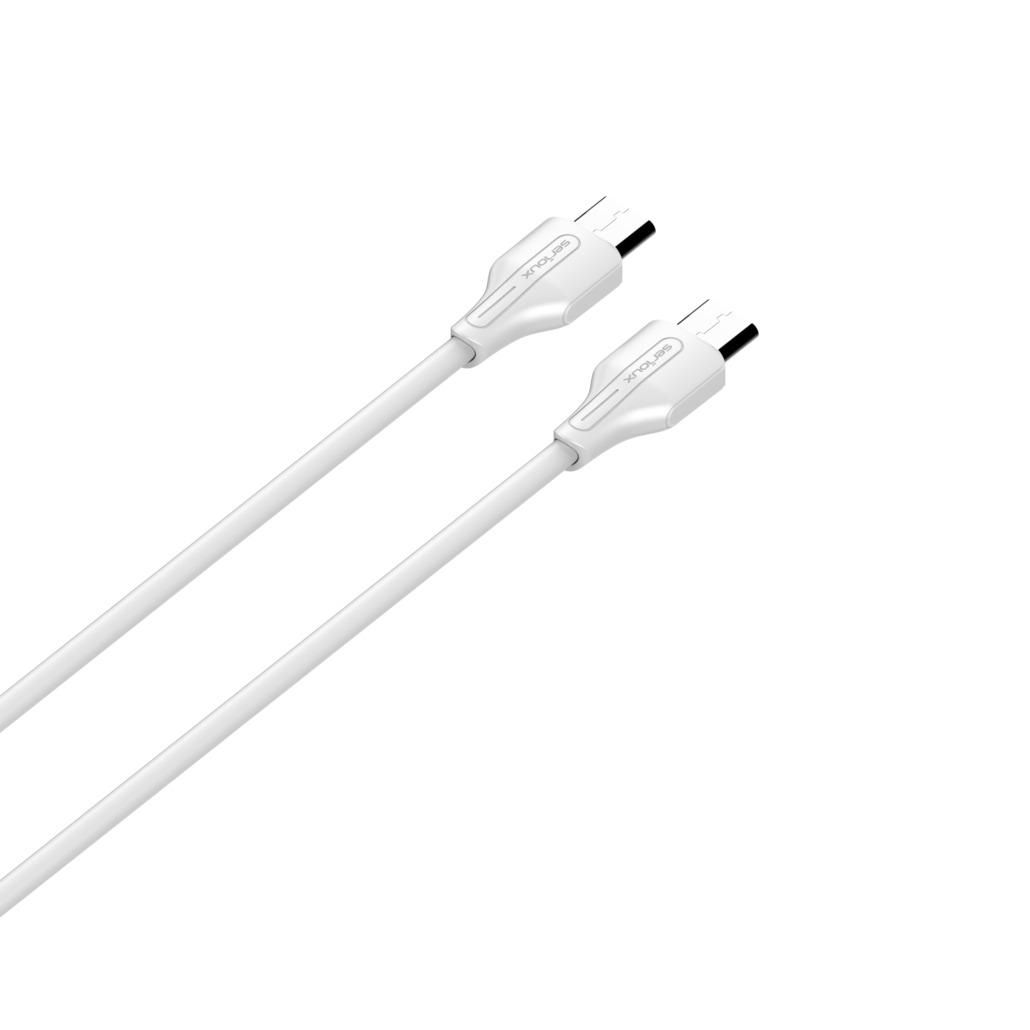 Cablu Serioux TYPE-C - TYPE-C Lungime: 100 cm Ieșire: 65W Tip cablu: USB-C la USB-C Culoare: Alb Funcție: încărcare și sincronizare_2