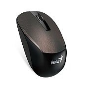 Mouse Genius ECO-8015 Wireless, PC sau NB wireless, 2.4GHz, optic, 1600 dpi, maro_1