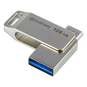 GOODRAM 128GB PENDRIVE USB 3.2 Gen.1 oraz USB-C OTG Silver ODA3-1280S0R11_1