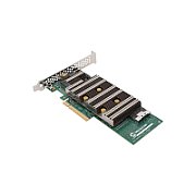 Adaptec SmartRAID 3204-8i 4GB SAS/NVMe 8 Port PCIe x8 24 Gbps Low Profile_1