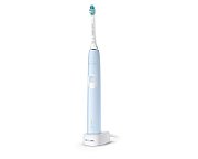 Periuta electrica sonica Philips Sonicare ProtectiveClean HX6803/04, 62000 miscari/minut, 1 mod de curatare, 2 intensitati, senzor presiune, functie BrushSync, 1 cap de periere, Albastru deschis_3