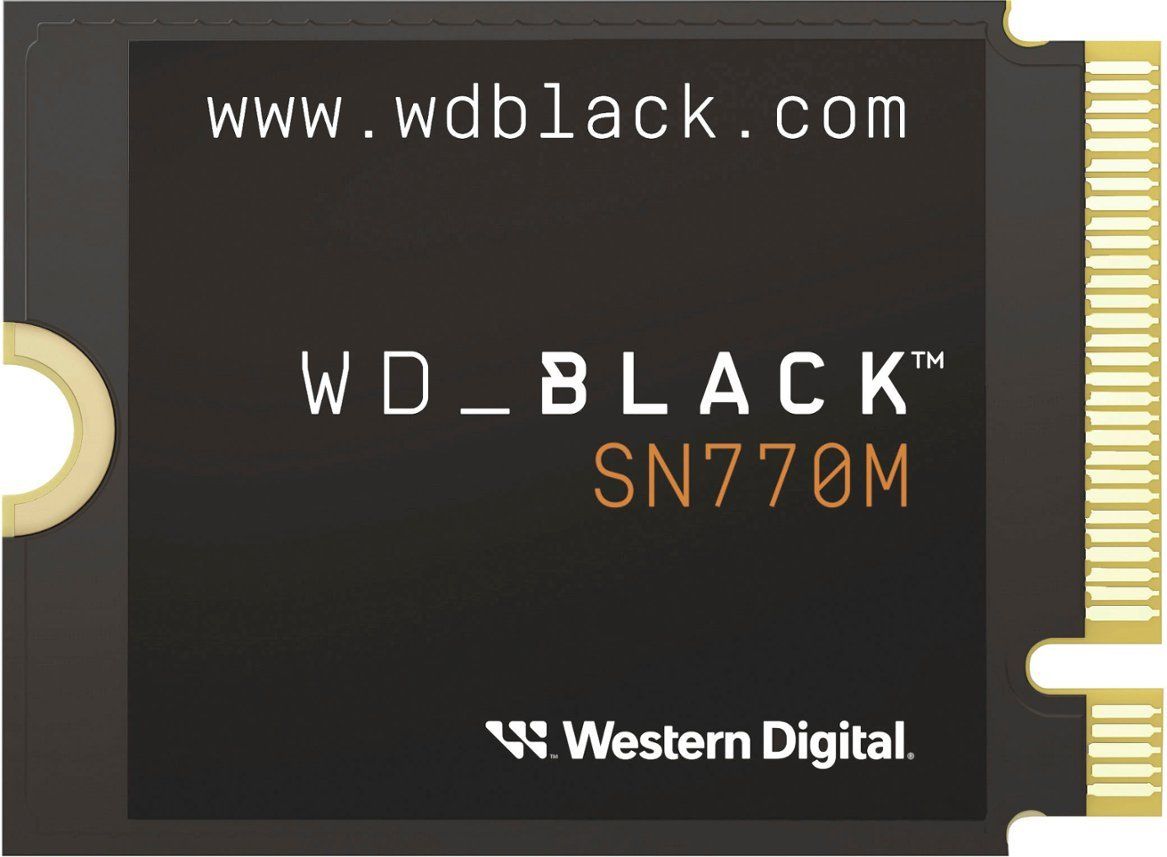 SSD WD Black SN770M 500GB M.2 2230 PCIe Gen4 x4 NVMe, Read/Write: 5000/4000 MBps, IOPS 460K/800K, TBW: 300_1