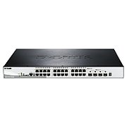 D-Link Switch DGS-1510-28XMP/E 24xGBit PoE (370W)/4xSFP+_1