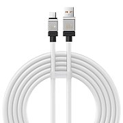 CABLU alimentare si date Baseus, Fast Charging Data Cable pt. smartphone, USB (T) la USB Type-C (T), 100W, 2m, alb, 