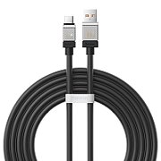 CABLU alimentare si date Baseus, Fast Charging Data Cable pt. smartphone, USB (T) la USB Type-C (T), 100W, 2m, negru, 