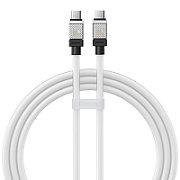 CABLU alimentare si date Baseus, Fast Charging Data Cable pt. smartphone, USB Type-C (T) la USB Type-C (T),  E-marker, 100W, 1m, alb, 