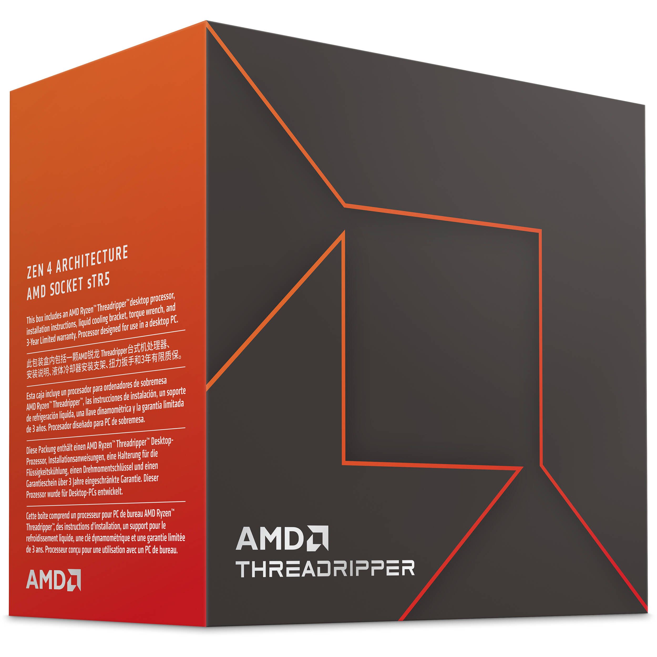 CPU AMD RYZEN TR 7980X STR5 64C/128T/5.1GHZ/320MB/350W/TRAY AMD Ryzen™ Threadripper™ 7980X STR5_1