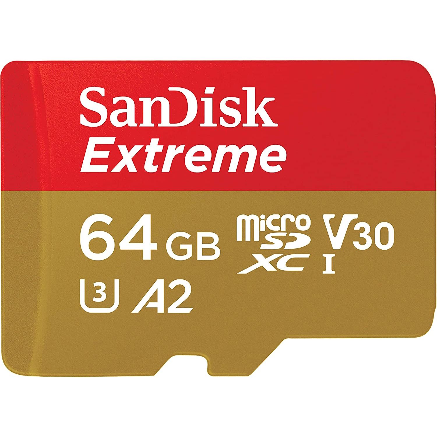 Micro Secure Digital Card SanDisk Extreme PLUS, 64GB, Clasa 10, R/W speed: up to 100MB/s/ 90MB/s, include adaptor SD (pentru telefon)_2