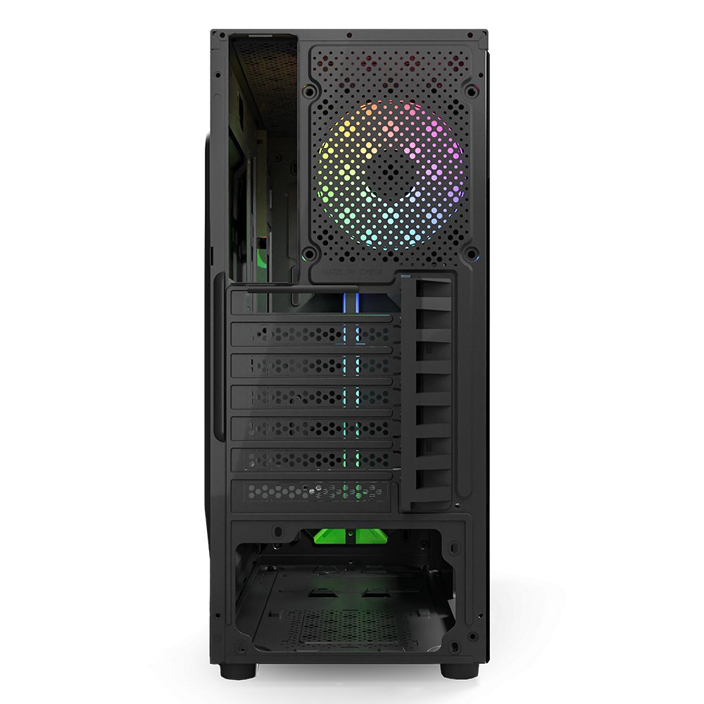 CARCASA NJOY PC ANIL Mid Tower ATX, psu not included, ventilator 1x 120mm spate_2