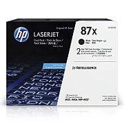 Cartridge HP Laser No 87X Dual Pack High Capacity Black_1