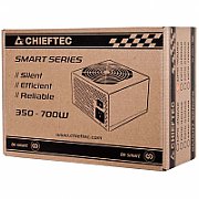 SURSA CHIEFTEC 700W (real), Smart series, fan 12cm, eficienta &gt;85%, 1x CPU 4+4, 2x PCI-E (6+2), 6x SATA 