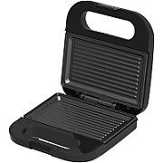 Sandwich maker Heinner SM-K750FGSL, putere: 750W, capacitate: 2 sandwich-uri, placi grill fixe anti-aderente, indicator luminos ON si 