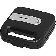 Sandwich maker Heinner SM-K750FSBK, putere: 750W, capacitate: 2 sandwich-uri, placi sandwich fixe anti-aderente, indicator luminos ON si 