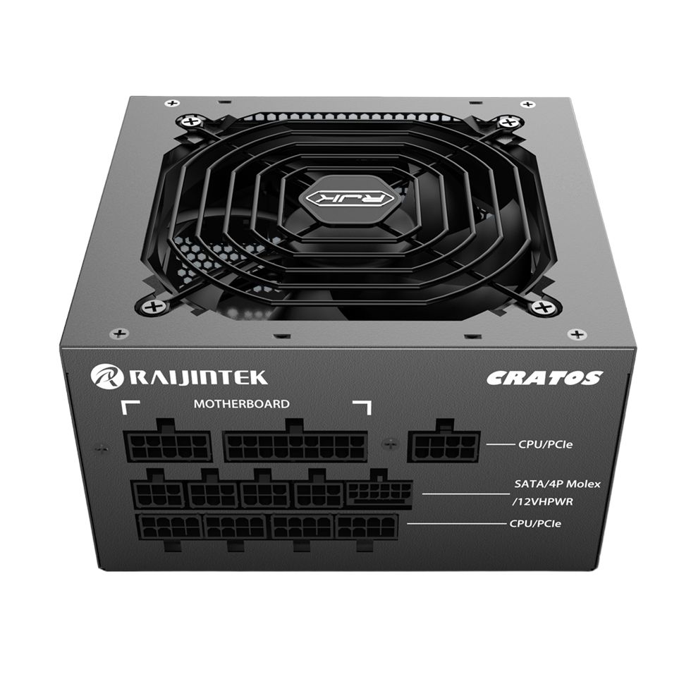 CRATOS 1000 Black, ATX, 80 PLUS GOLD, 1000W, PCIe 5.0, Full Modulara_2