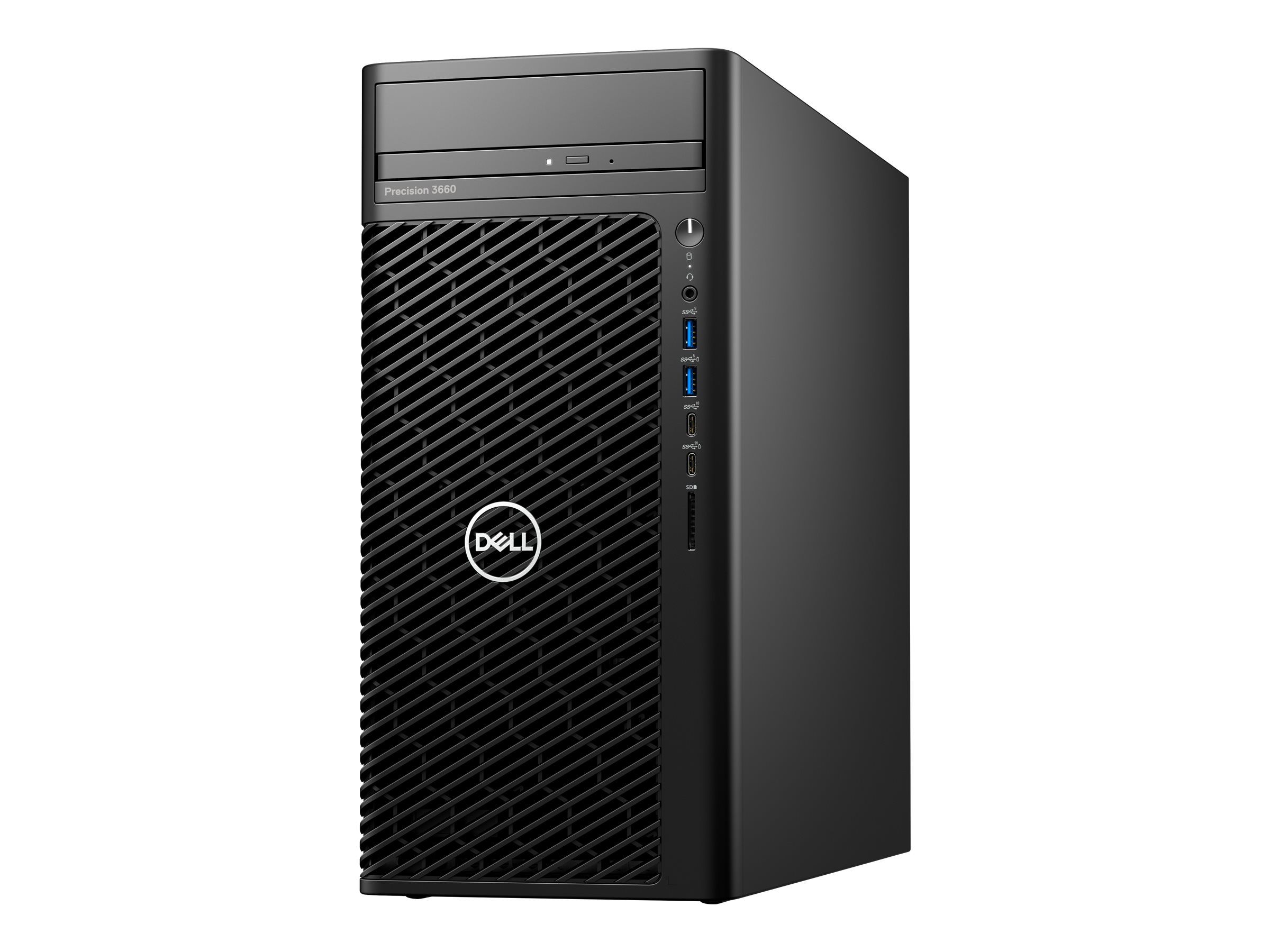 Dell Precision 3660 Tower,Intel Core i9-13900K(36MB, 24Core(8+16),3.0GHz/5.8GHz),64GB(2x32)4400MHz DDR5,1TB(M.2)NVMe PCIe SSD,noDVD,Nvidia GeForce RTX 4090/24GB,noWi-Fi,Dell Mouse-MS116,Dell Keyboard-KB216,Win11Pro,3Yr NBD_3