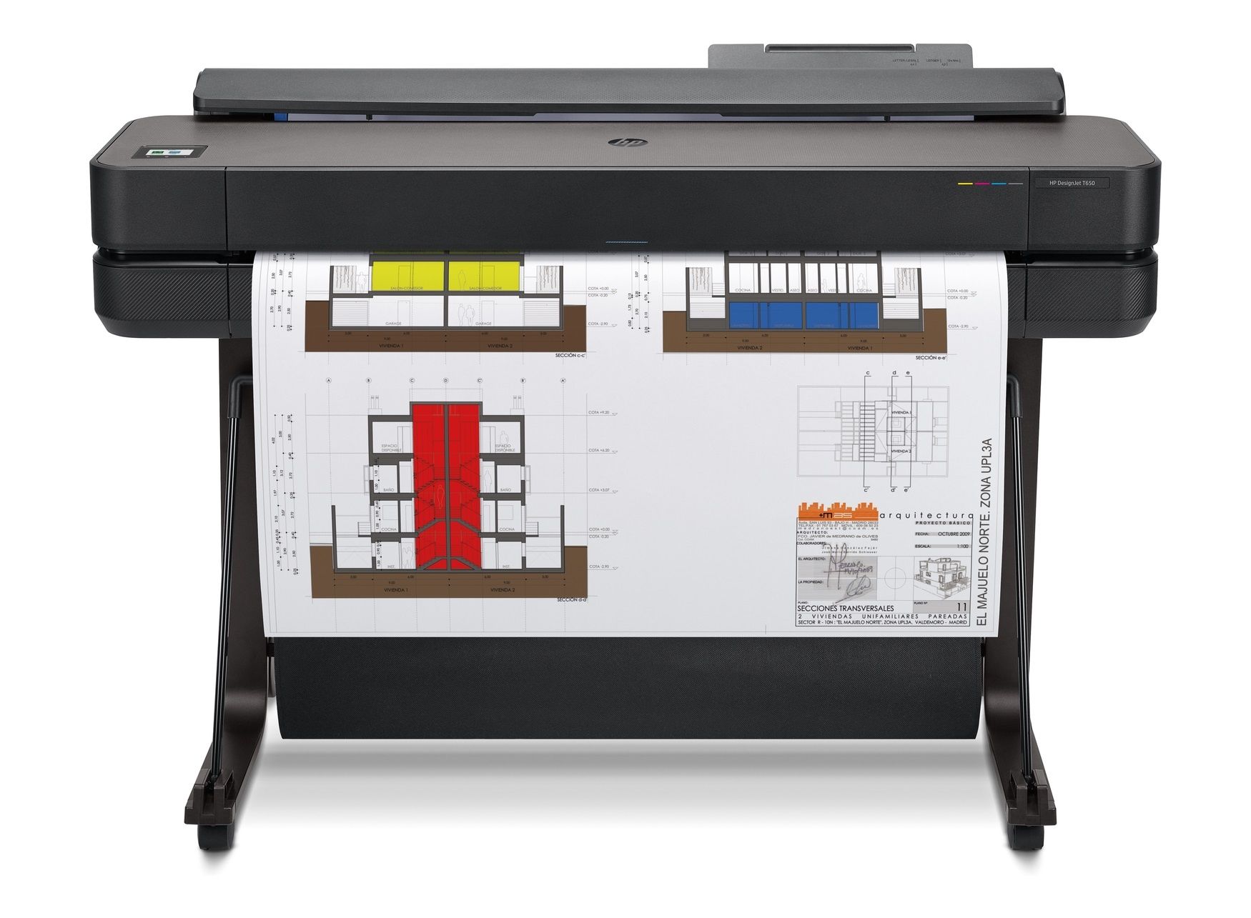 Plotter SF A0 HP DesignJet T650 36in Printer_2