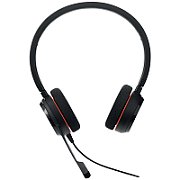 Jabra EVOLVE 20 UC Stereo USB Headband, Noise cancelling, USB connector, with mute-button and volume control on the cord, with foam ear cushion_3