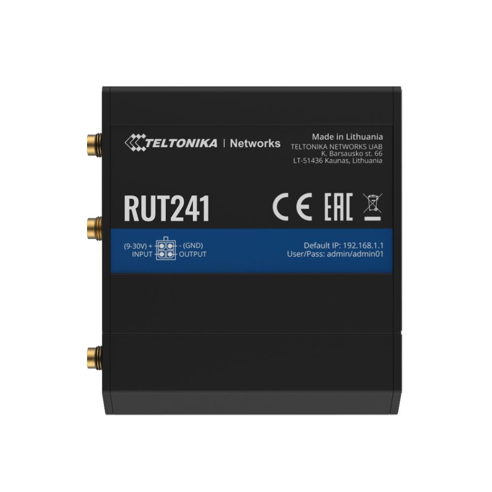 Teltonika RUT241 Industrial 4G/LTE WiFi Router (Quectel)_2