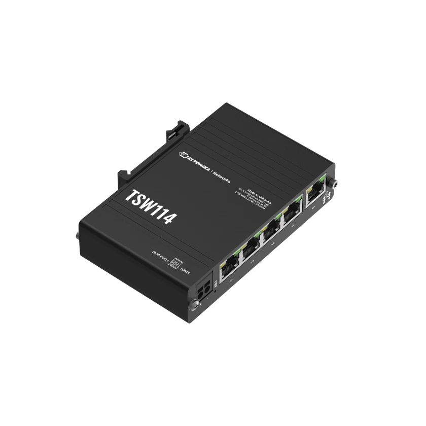 Teltonika TSW114 Gigabit Switch with DIN Rail_3