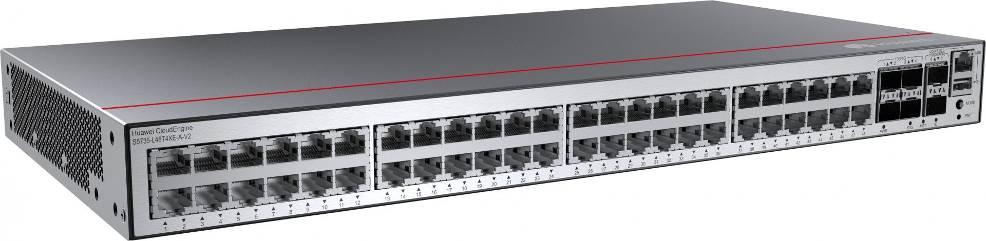 Huawei Switch S5735-L48T4XE-A-V2 (48*GE ports, 4*10GE SFP+ ports, 2*12GE stack ports, AC power) + license L-MLIC-S57L (98012040)_2