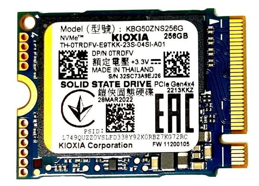 SSD Kioxia BG5 256 GB NVMe M.2 2230_1
