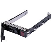 Caddy 2.5-inch HPE Gen8, Gen9, Gen10 SFF - Black - HP ProLiant DL160 / DL320e / DL360e / DL360p / DL380e / DL380p / DL385p / DL388p / BL420c