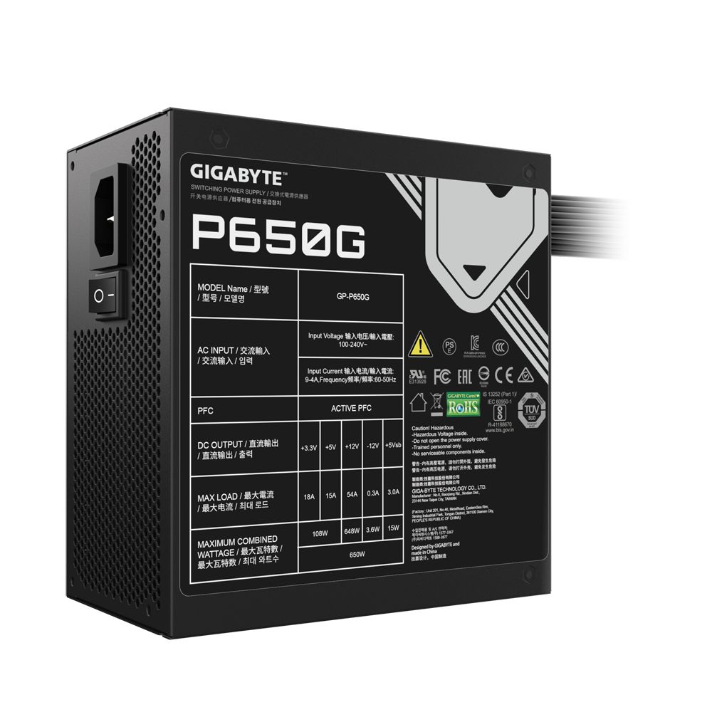 GIGABYTE GP-P650G 650W 80 PLUS BR_5