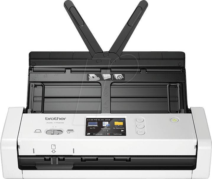 Brother ADS-1700W scanere Scanner ADF 600 x 600 DPI A4 Negru, Alb_2