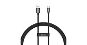 CABLU alimentare si date Baseus Superior SUPERVOOC, Fast Charging Data Cable pt. smartphone, USB la USB Type-C, 65W, 1m, negru 