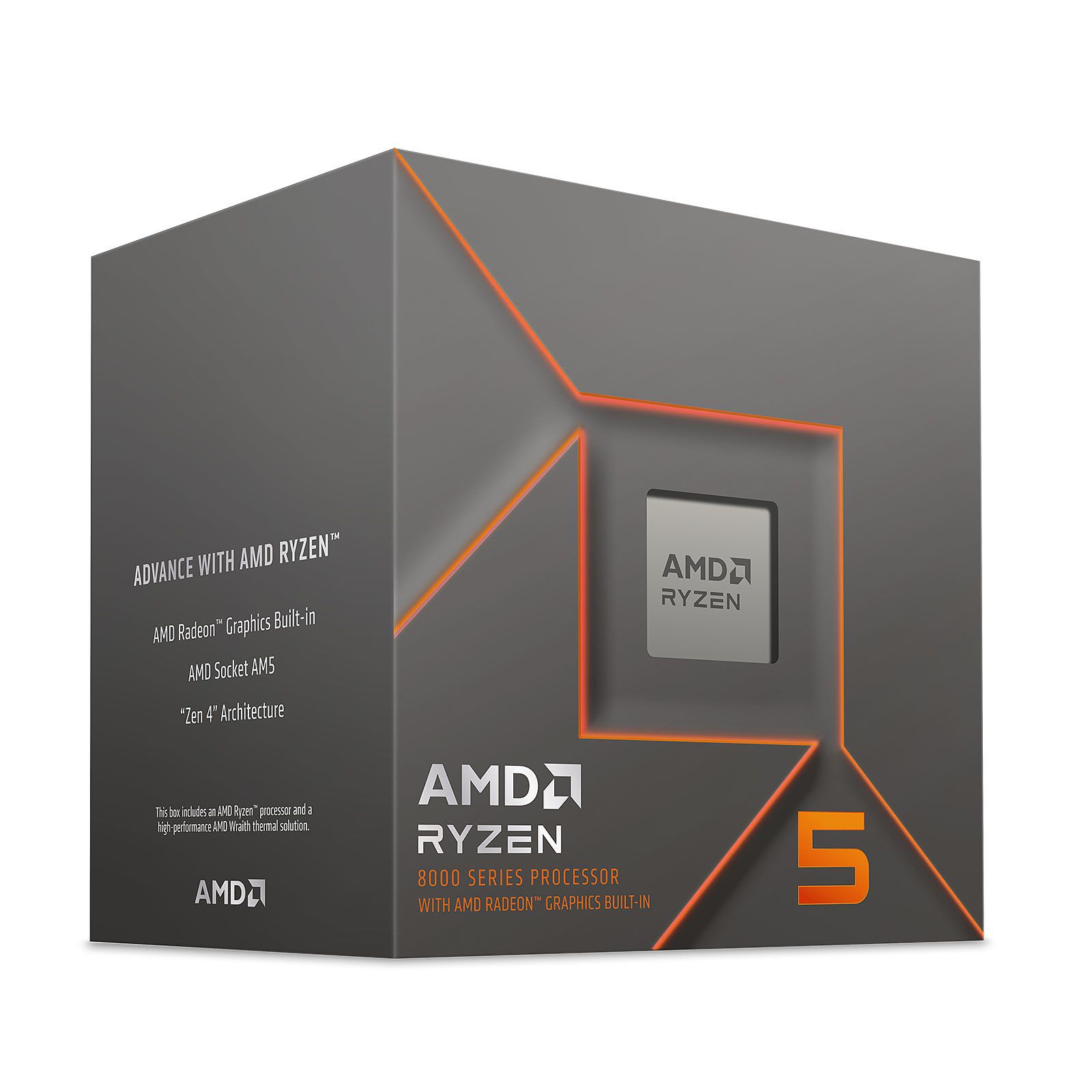 AMD CPU Desktop Ryzen 5 6C/12T 8500G (3.8/5.0GHz Max, 22MB,65W,AM5) box_1
