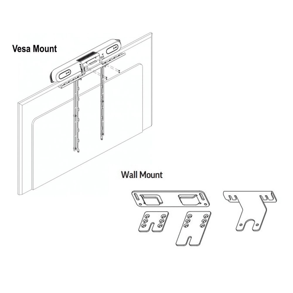 Poly Studio X30 VESA and Wall Mount_2