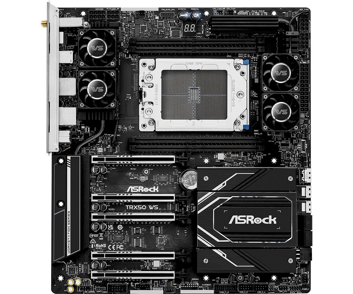 ASROCK MB AMD TRX50/4DDR5/4SATA3_1