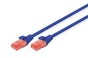 CAT 6, U-UTP patch cord, PVC AWG 26/7, length 0.5 m, color blue_1