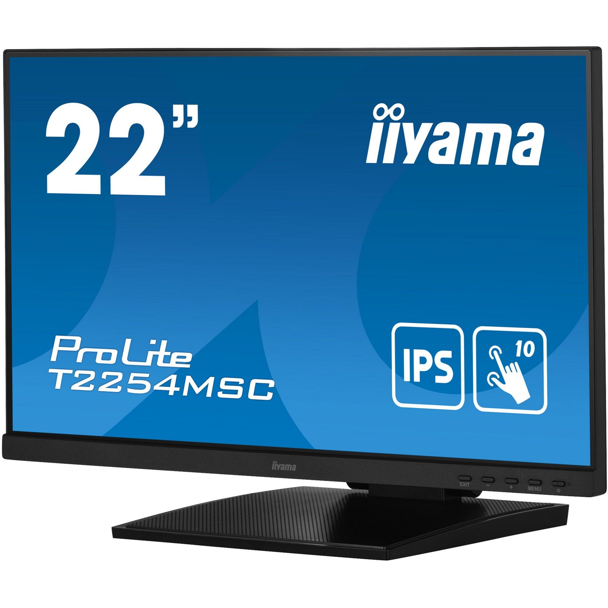 IIYAMA T2254MSC-B1AG 21.5inch IPS-panel 1920x1080 PCAP 10P Touch AG 250cd/m2 HDMI DP Speakers Double_3