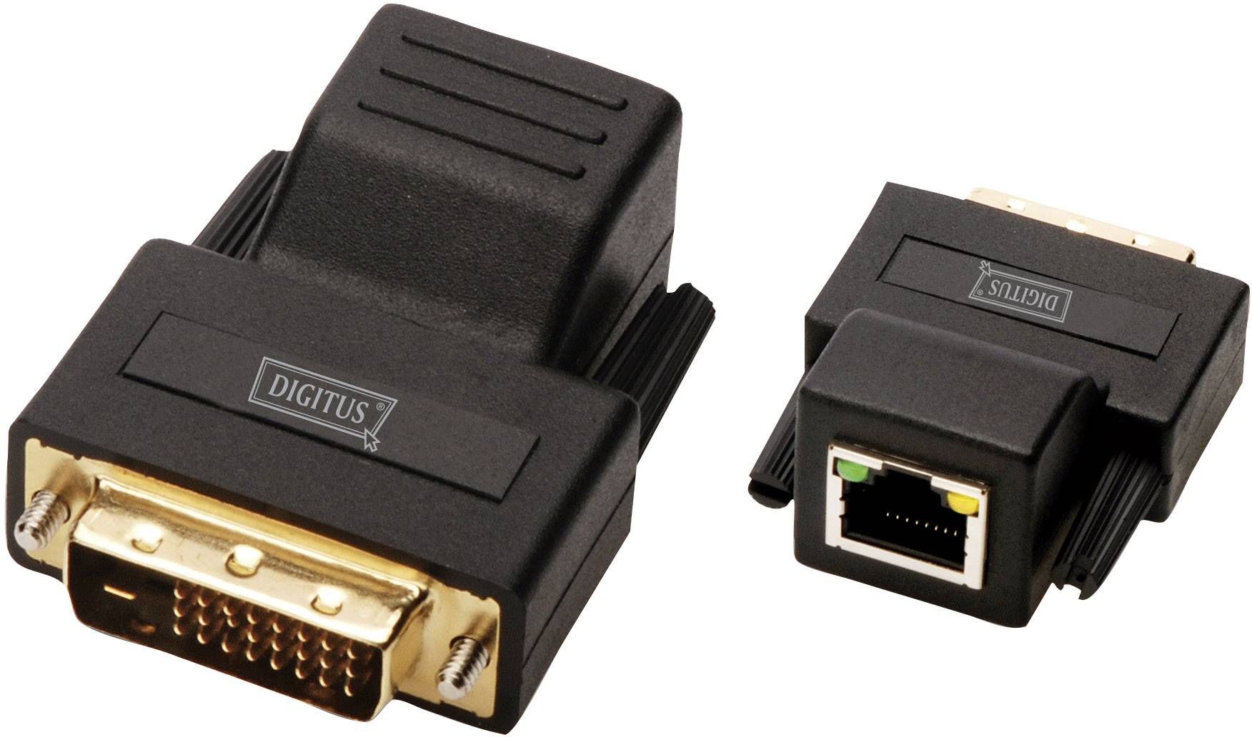 DVI Video Extender over Cat5 up to 70m (CAT5, UTP), max. res. 1920X1200@60Hz