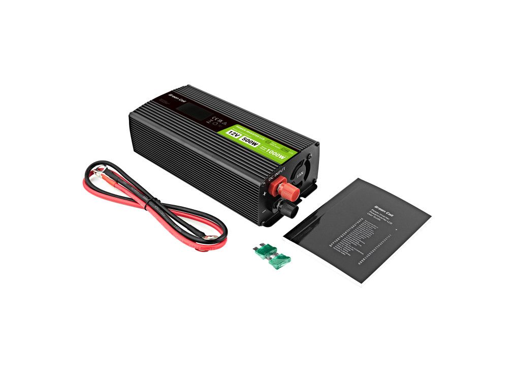 Car Power Inverter Green Cell® 12V to 230V, 500W/1000W_4