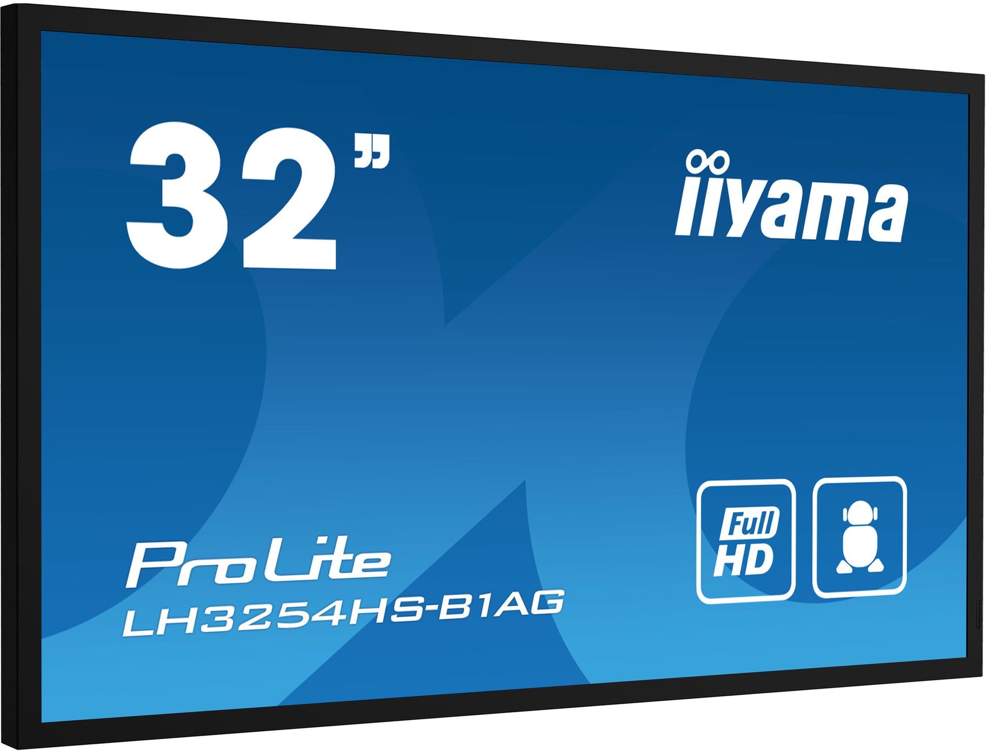 IIYAMA LH3254HS-B1AG 32inch 1920x1080 FHD IPS panel Haze 25percent 500cd/m Landscape and Portrait Signal FailOver Speakers_2